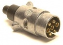 Heavy duty 7 pin aluminium plug - Made in Italy